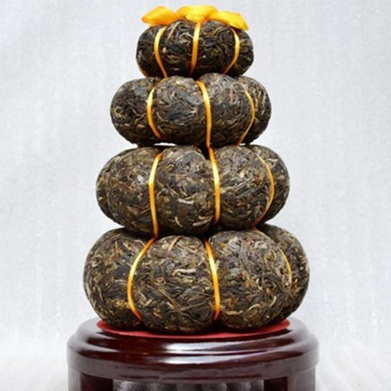 1000g Yunnan Pu-erh Tea Gift Craft Pu Er Tea Gourd Decoration Puer Raw Gift Tea