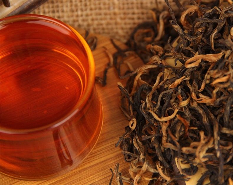 Tea Red Box Dian Hong Golden Black Tea Dianhong Tea Gift Tea Spring Fragrant Flavor