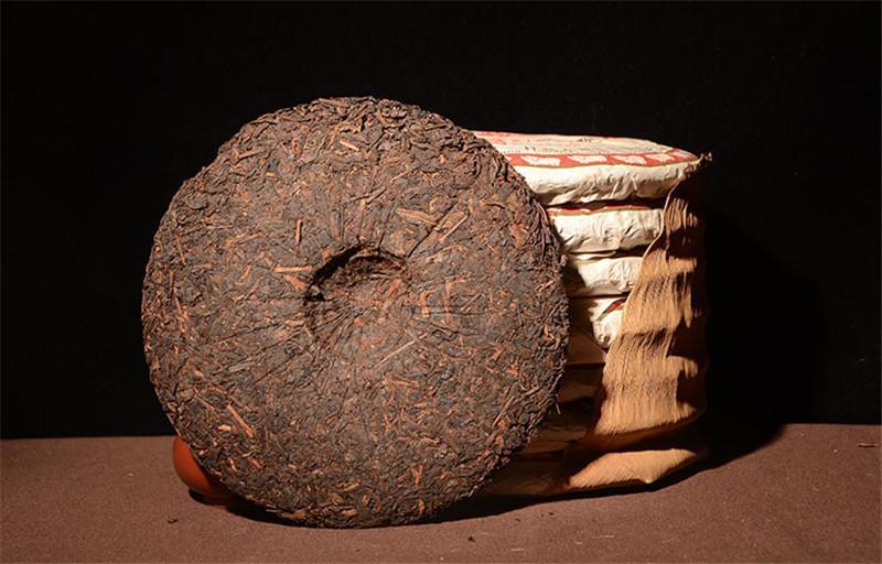 357g Old Class Pu-erh Cooked Tea Cake Yunnan Tea Original Flavor Black Puer Tea