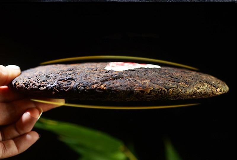 357g Great Original Pu-erh Tea Cooked Tea Cake Ripe Tea Shu Pu'er Tea HelloYoung