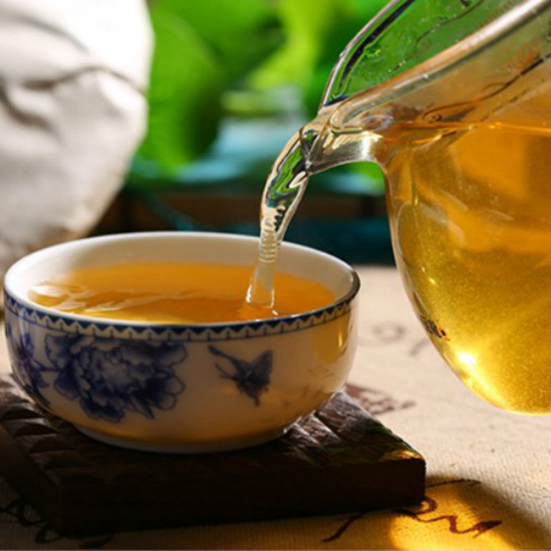 357g Yunnan Raw Pu-erh Tea Cake Green Tea Menghai Puer Tea Chinese Sheng Cha