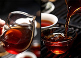 Yunnan 357g Pu-erh Tea Puerh Ripe Tea Wishful Tea-cake Top Class Cooked Shu HelloYoung Tea