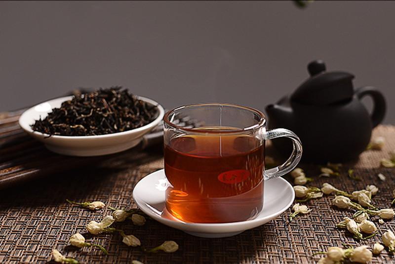 Top 400g Yunnan Fengqing Dianhong Tea Three Smoked Jasmine Black Tea Red Tea