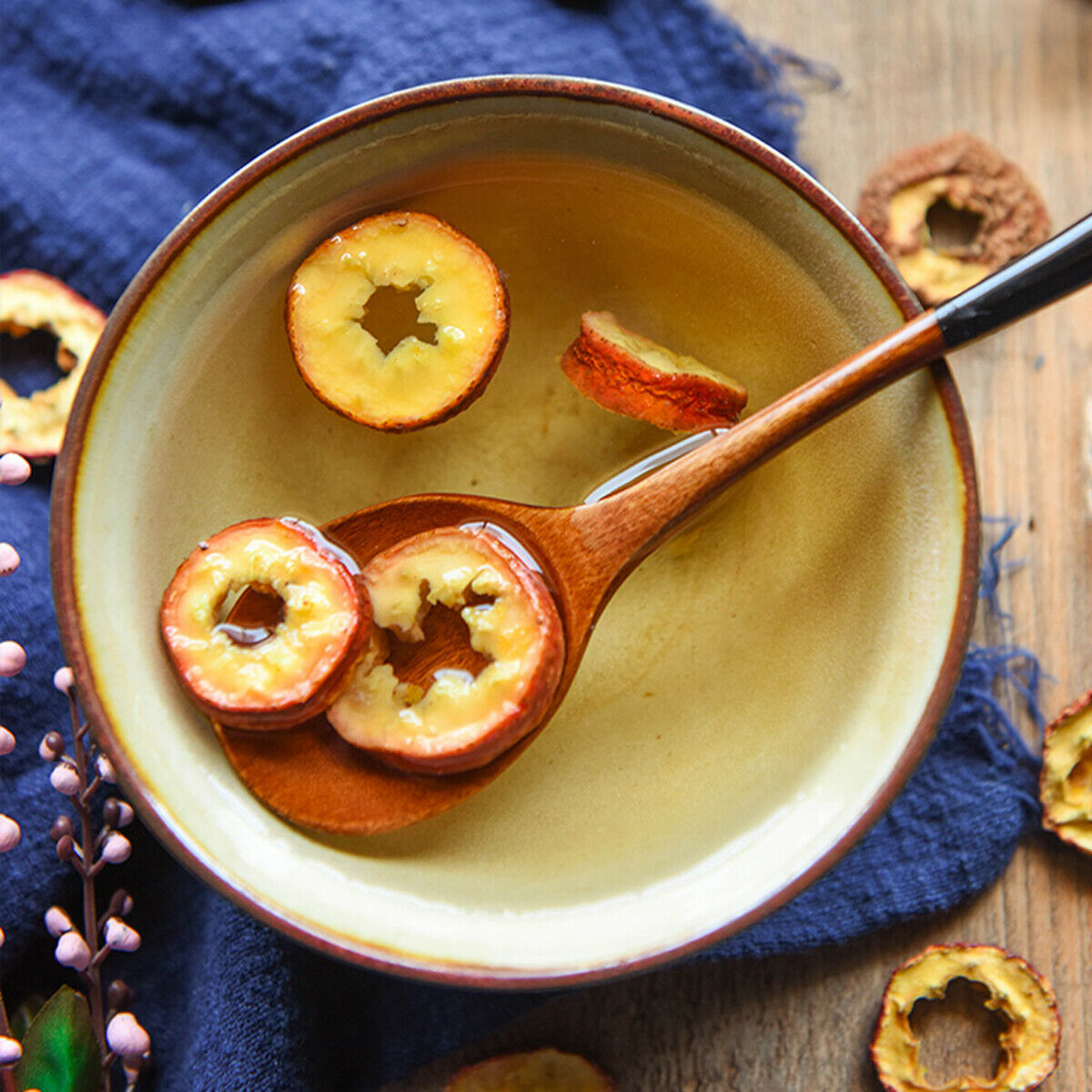 Chinese Special Fruits Tea Hawthorn Slices Tea Work Up An Appetite Healthy Food