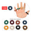 10pcs/lot Finger Massage Ring Stimulate Elastic Hand Acupuncture Circle Body Massage Health Care Blood Circulation Stress Relax