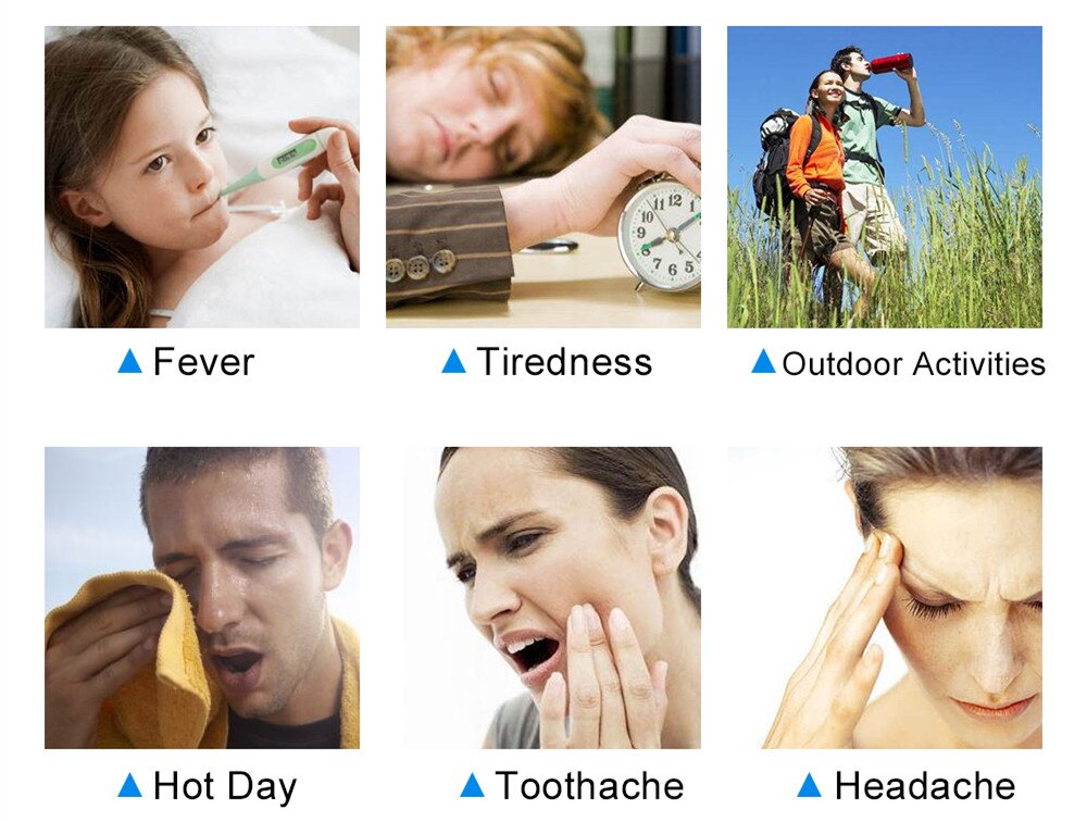 10bags Cooling Patches Baby Fever Down Medical Plaster Migraine Headache Pad Lower Temperature Ice Gel Polymer Hydrogel D1731