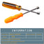 Hot 1PC 5/5.5/6/7/8/10mm Socket Wrench Screw Driver Metal Hex Nut Key Tool Screwdriver Handle Random Color
