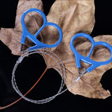 Useful Outdoor Plastic Steel Wire Saw Ring Scroll Travel Camping Emergency Survival Gear Climbing Survival Hand Tool