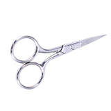 Stainless Steel Nose Hair Scissors Beard Eyebrow Facial Hairs False Eyelashes Trimmer Scissors with Sharp Edge Blades