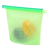 Reusable Silicone Vacuum Seal Food Fresh Bag Fruit Meat Milk Storage Containers Refrigerator Bag Kitchen Organizer