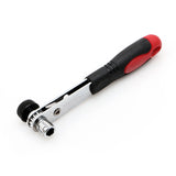VLEEDC Mini Rapid Ratchet Wrench 1/4" Screwdriver Rod Quick Socket Wrench Tools Red