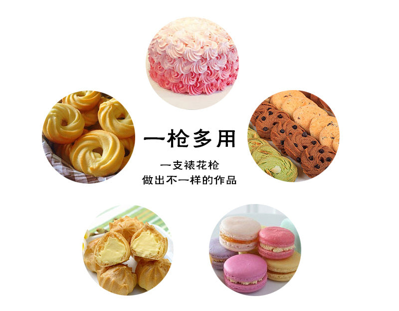 1 Pcs Plastic 8 Cake Nozzles Icing Syringe Mold Cake Decorating Piping Cream Syringe Tips Set Tool Cake Decoration Baking Set