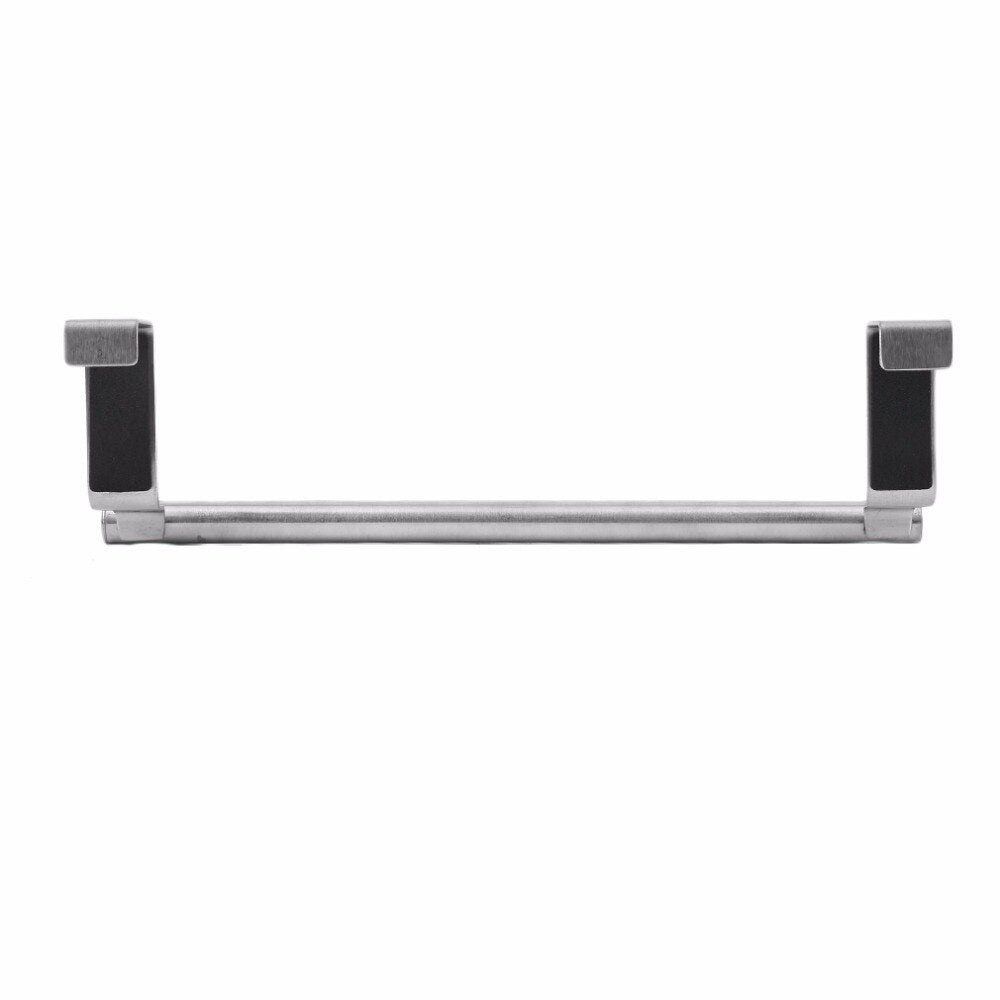 Bathroom Door Kitchen Towel Over Holder Drawer Hook Storage Scarf Hanger Cabinet Hanging Stainless Steel Towel Rack Leading Life
