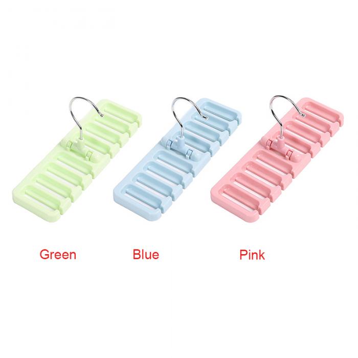 Hot Multifunctional Hook Organizer Holder Rack Storage Hanger Wardrobe Belt Tie Scarf Storage Rack
