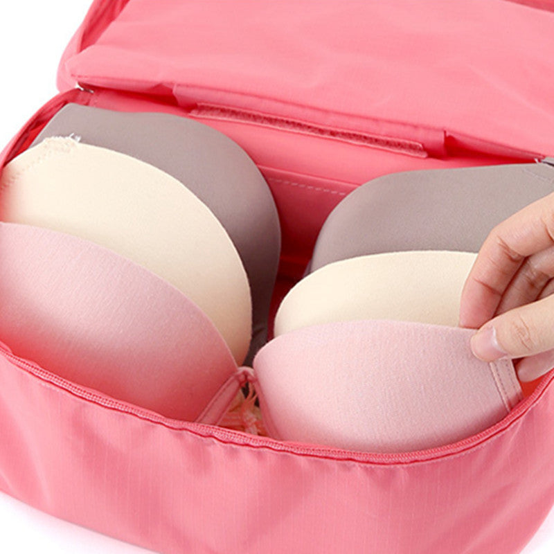 Travel Accessories Women's Storage Bag For Underwear Clothes Lingerie Bra Organizer Cosmetic Pouch Suitcase Case