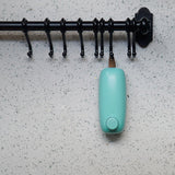 2 in1 Mini Portable Handheld Heat Sealer Useful Blue Plastic Sealing Bag Cutter Resealer Heat Sealing Machine Vacuum Packing