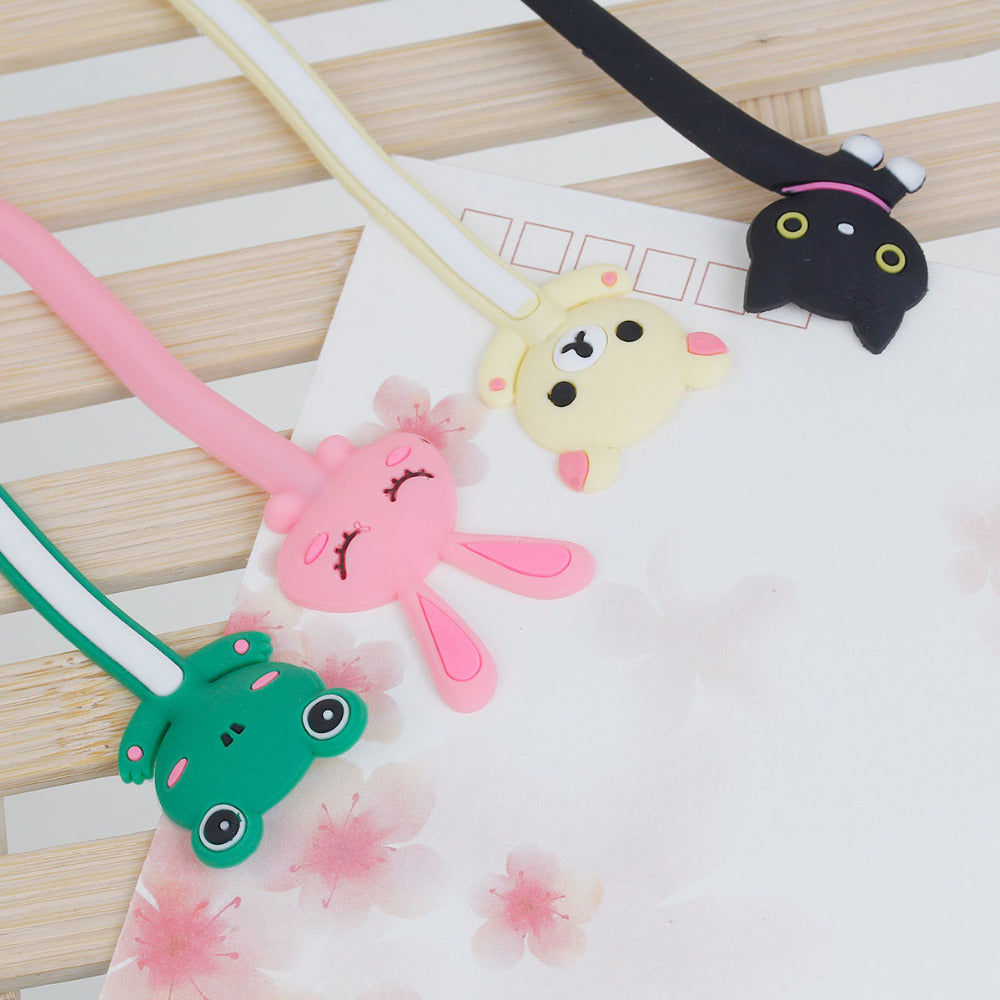 1 PC Cartoon Cable Winder Wire Cable Ties TV Computer Earphone Cable Wire Organizer Holder Cable Winding Thread Tool At Random