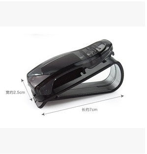 Hot sale Car Sun Visor Glasses Sunglasses Ticket Receipt Card Clip Storage Holder Racks for drop shipping