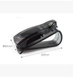 Hot sale Car Sun Visor Glasses Sunglasses Ticket Receipt Card Clip Storage Holder Racks for drop shipping