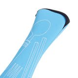 Travel accessories 1pcs popular 3x fork spoon stainless steel cutlery portable camping picnic bag