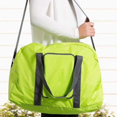 Nylon Folding Waterproof Suitcase Handbag Storage Luggage Pouch Shoulder Tote Shopping Travel Bag Clothes luggage