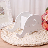 Home Office Desktop Elephant Wood Box Sundries Organizer Stationery Pencil Holder Phone Holder Pen Bracket Stand Storage Rack