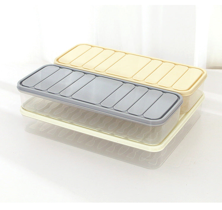 Egg Fish storage box food container keep eggs fresh refrigerator organizer kitchen dumplings storage containers 3
