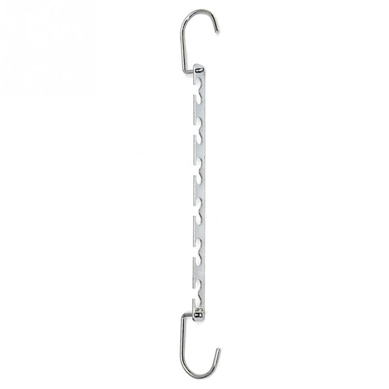 1Pcs 37cm Multifunctional Space Saving Metal Hangers with Hook Magic 6 Hole Clothes Closet Organizer Iron Clothes Drying Rack