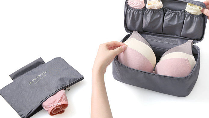 Travel Accessories Women's Storage Bag For Underwear Clothes Lingerie Bra Organizer Cosmetic Pouch Suitcase Case