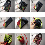 Strawberry Folding Reusable Storage Bag Recycling Use Shopping Bag