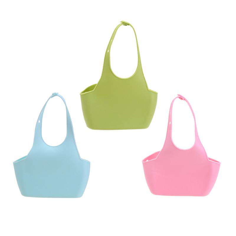 Kitchen Organizer Sponge Drain Holder Plastic Sponge Storage Rack Basket Wash Cloth Shelf Bathroom Soap Organizer