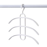 Multilayer Fish Bone Shape Stainless Steel Clothing Storage Racks Clothes Hanger Storage Holder Wardrobe Laundry Drying Rack