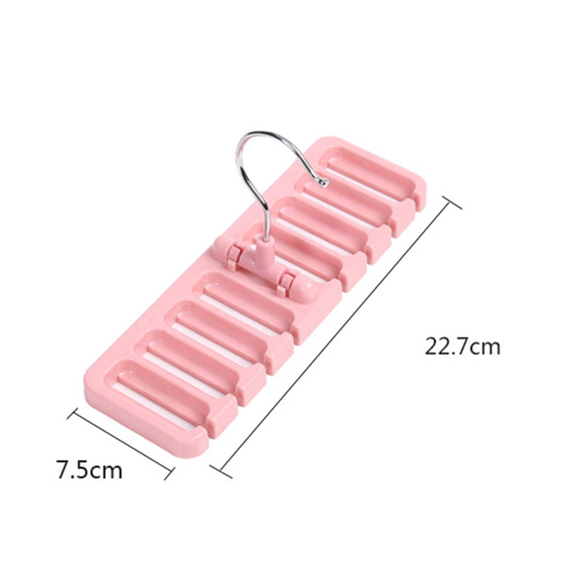 Hot Multifunctional Hook Organizer Holder Rack Storage Hanger Wardrobe Belt Tie Scarf Storage Rack