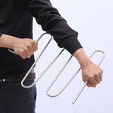 Multilayer Fish Bone Shape Stainless Steel Clothing Storage Racks Clothes Hanger Storage Holder Wardrobe Laundry Drying Rack