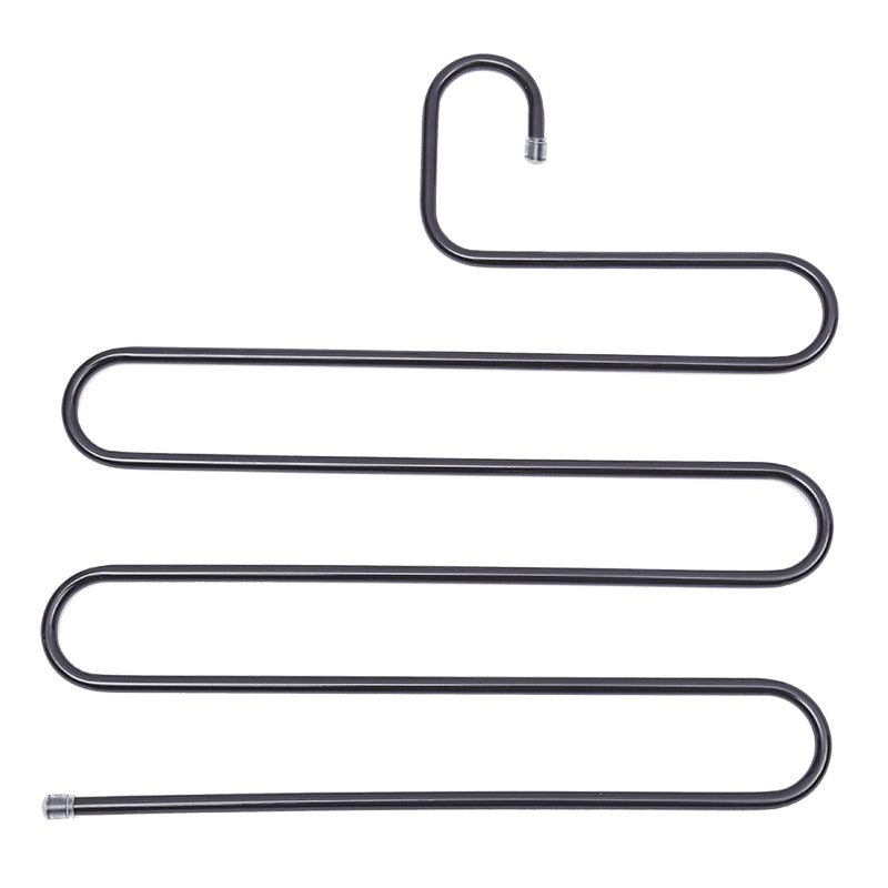 Multilayer Fish Bone Shape Stainless Steel Clothing Storage Racks Clothes Hanger Storage Holder Wardrobe Laundry Drying Rack