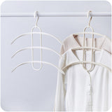 Multilayer Fish Bone Shape Stainless Steel Clothing Storage Racks Clothes Hanger Storage Holder Wardrobe Laundry Drying Rack