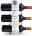 1PC 3 or 4 Hole Stainless Steel Wall Mounted Wine Holder Rack Household Wine Bottle Holder For Homeuse With Screws