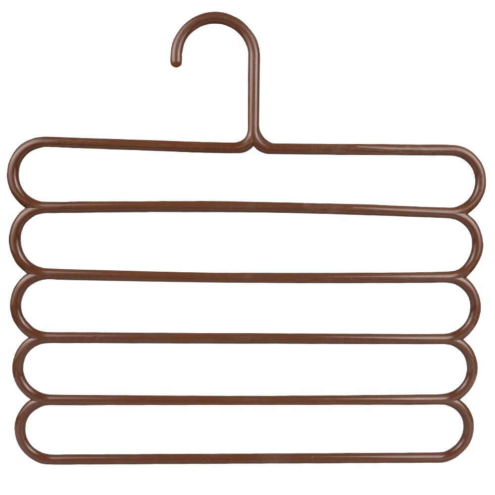 Five-layer drying racks multi-functional innovative hanger multi-storey scarf racks anti-slip pants folder