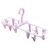 12 Clip Folding Drying Rack Underwear Socks Clip Multi-functional Clothes Rack Hot Sale High Quality New Patterns