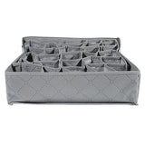 Non-woven Fabric Foldable Underwear Socks Drawer Organizer Storage Box Useful 30 Cells Container Boxs