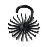 Neck Tie Holder Space Saving Multifunction 1 PC Plastic 20 Hooks 360 Degree Rotating Belt Rack Neck Tie Hanger