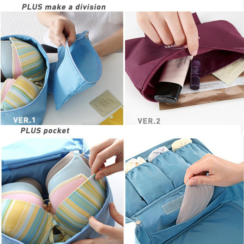 Bra Underwear Socks Lingerie Handbag Organizer Bag Storage Case For Travel Trip