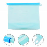 Reusable Silicone Vacuum Seal Food Fresh Bag Fruit Meat Milk Storage Containers Refrigerator Bag Kitchen Organizer