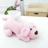 AsyPets Novelty Napkin Holder Cute Teddy Plush Doll Tissue Box Cover Dispenser