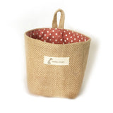 New Living Room Storage Sack Cloth bags Hanging Grocery Cloth Flowerpot Housing Basket