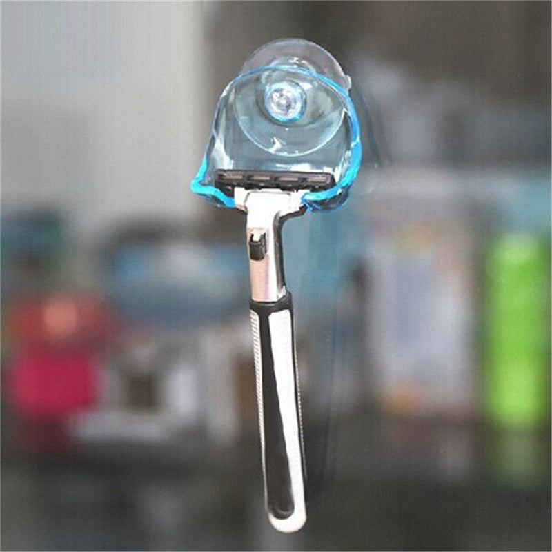 Hot Sale Shaver Toothbrush Holder Washroom Wall Sucker Suction Cup Hook Razor Bathroom Drop shipping