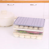 Egg Fish storage box food container keep eggs fresh refrigerator organizer kitchen dumplings storage containers 3