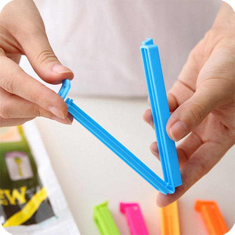 Sealing clip 5pcs/lot Printing large Korean love freshness seal clip Food sealing clip 5 installed Bag clip 11*1.4cm 5g