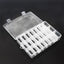 Practical Adjustable 10/15/24 Compartment Plastic Storage Box Jewelry Earring Bead Screw Holder Case Display Organizer Container