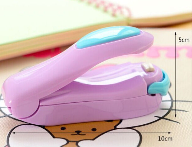 Portable Bag Clips Handheld Mini Electric Heat Sealing Machine Impulse Sealer Seal Packing Plastic Bag Clip work with battery